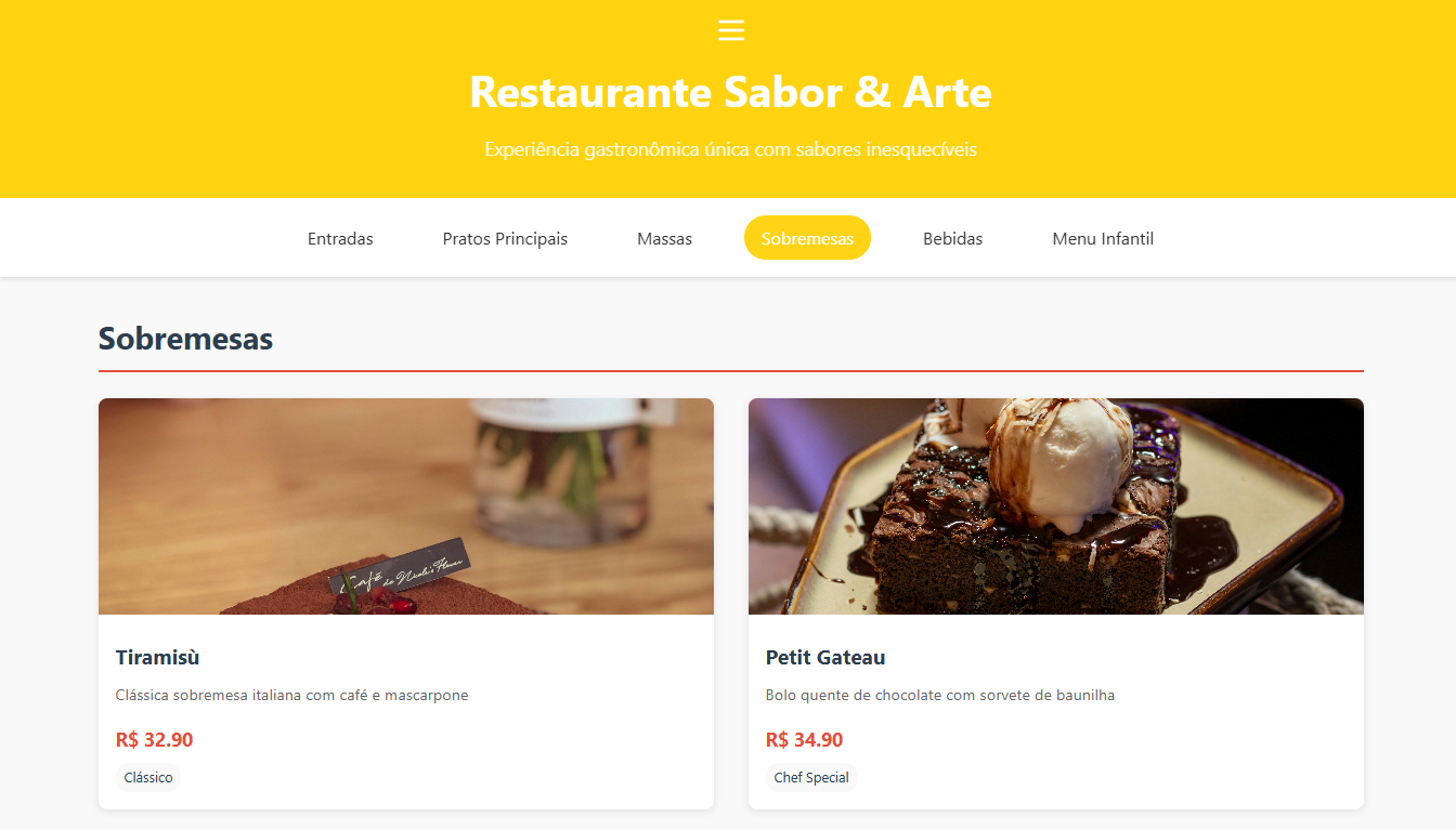 Restaurante Sabor & Arte